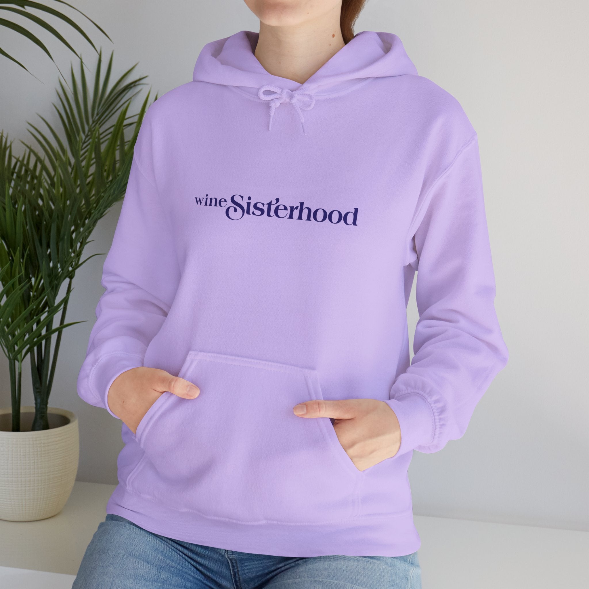 Wine Sisterhood Logo Hooded Sweatshirt