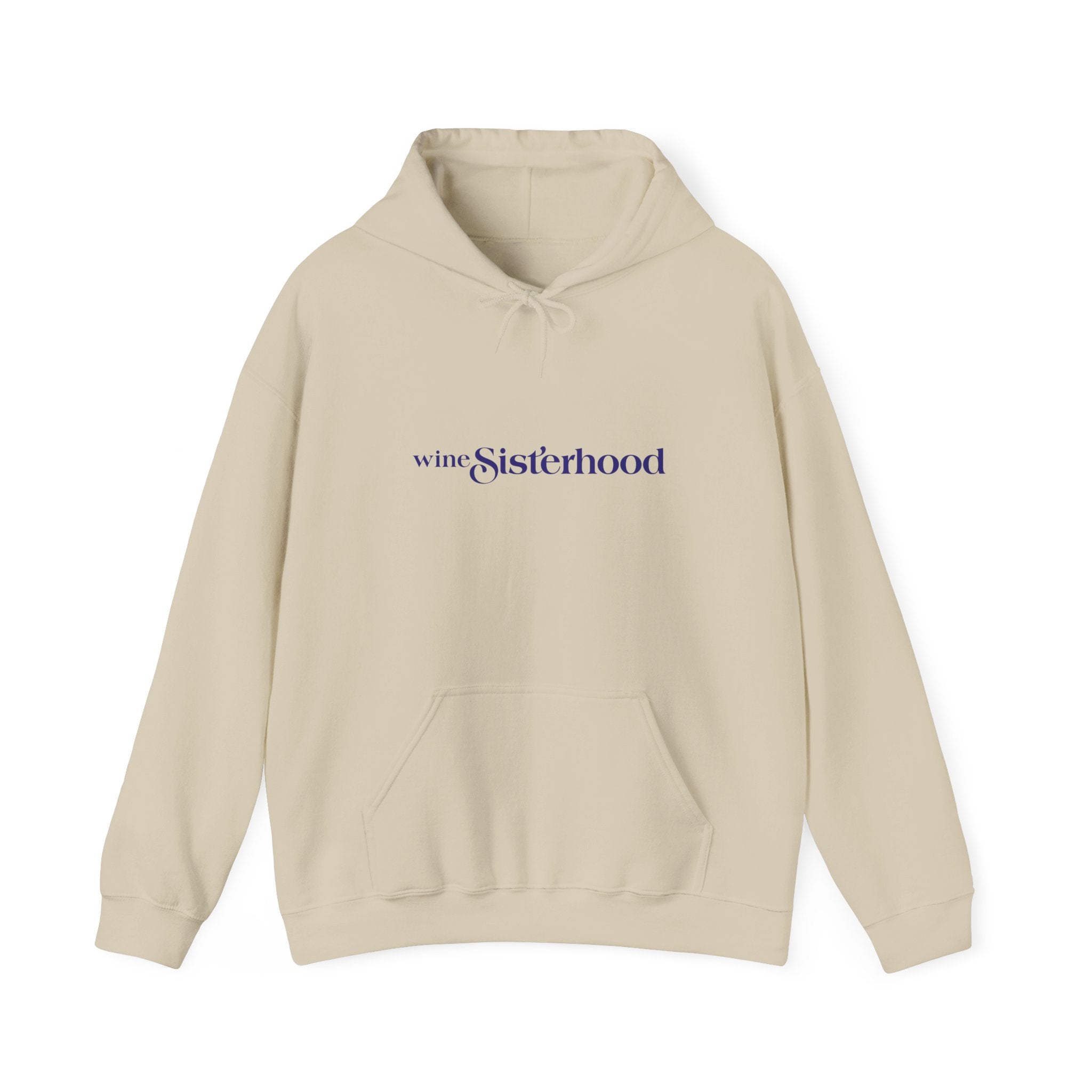 Wine Sisterhood Logo Hooded Sweatshirt