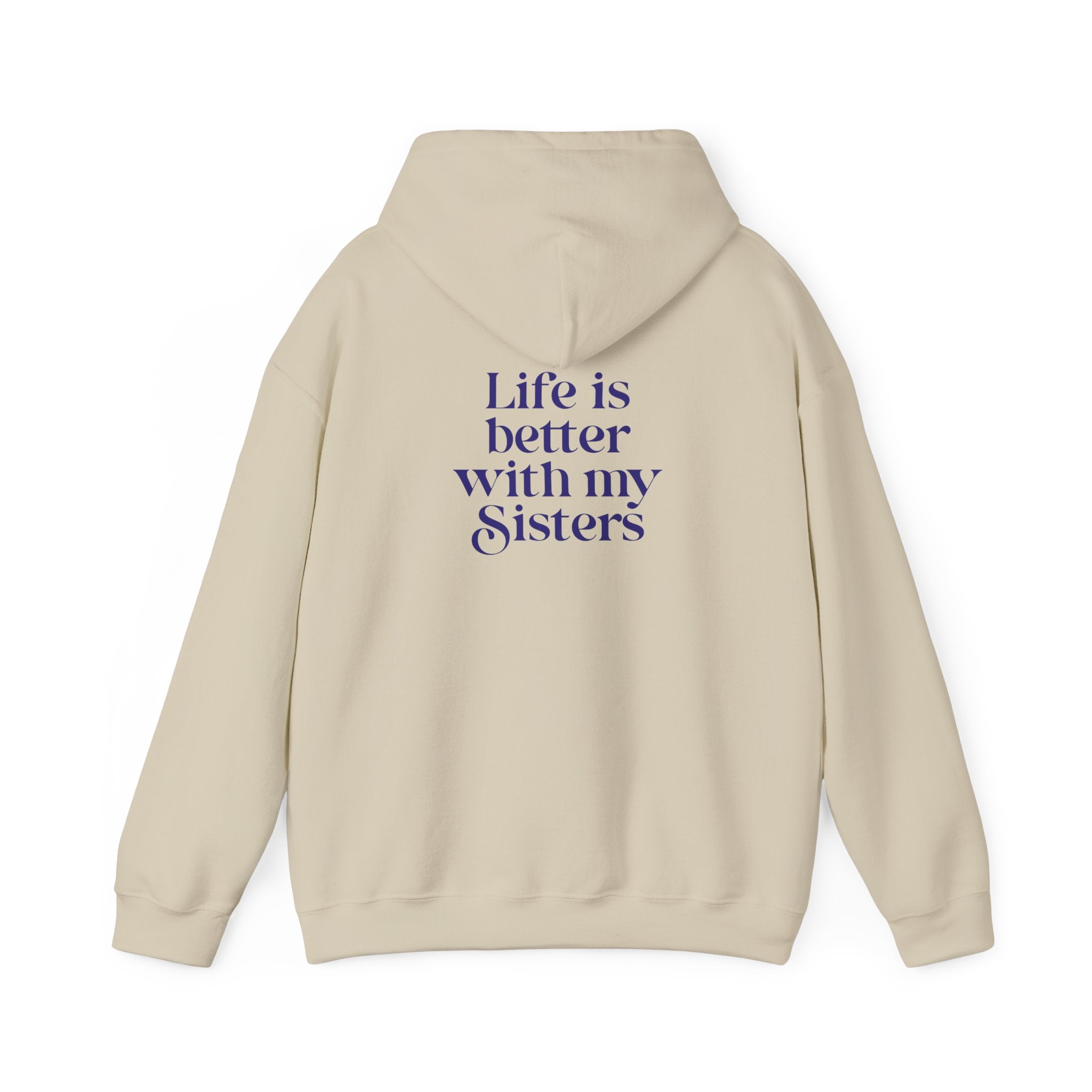 Wine Sisterhood Logo Hooded Sweatshirt