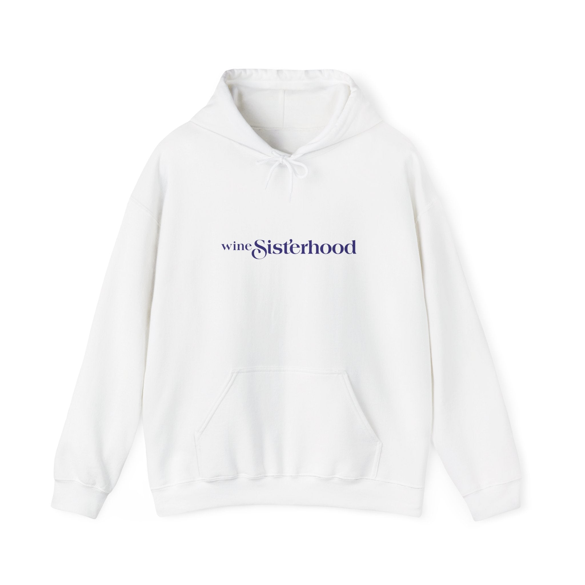 Wine Sisterhood Logo Hooded Sweatshirt